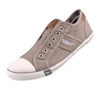 Mustang Sneaker da uomo in tela High Top nero, grigio argentato, 44 EU