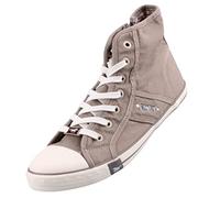 Mustang Sneakers 1099-502, Scarpe da Ginnastica Alte Donna, Grey Silver Grey 932, 38 EU