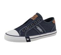 Mustang Sneaker Slip-On Donna Ziernähte Gummizug Scarpe Basse
