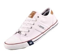 Mustang Sneakers 4058-305, Scarpe da Ginnastica Basse Donna, White White 1, 41 EU