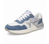 Mustang Sneakers Basse In Tessuto Azzurro - Taglia 38 Scarpe Donna Sneakers