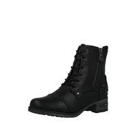 MUSTANG Stivaletto stringato grigio chiaro / grigio scuro / rosso / nero Donna MUSTANG 40 grigio chiaro / grigio scuro / rosso / nero