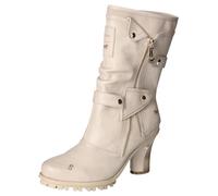 Mustang - Stivali classici da donna, Beige (avorio), 40 EU