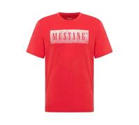MUSTANG Style Austin T-Shirt, Rubicondo 7270, S Uomo