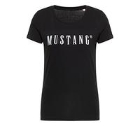 Mustang Alina C Logo Tee T-Shirt, Nero 4142, S Donna