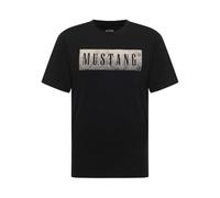 MUSTANG T-Shirt da Uomo Stile Austin, Nero, 4142, L