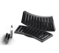 Mustard NG4000 Vaschetta per Il Ghiaccio - Nero AK Ice Tray