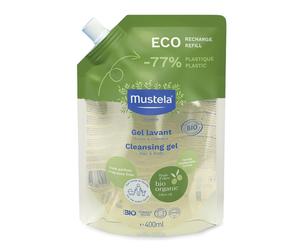 Mustela BIO - Gel Detergente Certificato BIO Eco-Refill Ricarica, 400ml
