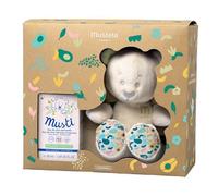 Mustela Cofanetto Musti Acqua Profumata + Orso Peluche Idea Regalo Nascita Neona