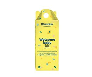 Mustela Cofanetto Welcome Kit Bagnetto e Cambio Pannolino + Portaciuccio