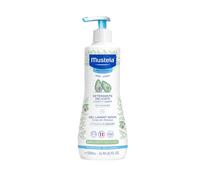 Mustela Detergente Delicato, Corpo e Capelli, per Neonati, Bambini, Adatto a tutta la Famiglia - Deterge Delicatamente e Non Brucia agli Occhi, 93% Ingredienti di Origine Naturale (500ml)