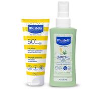 Mustela Duo Special Latte Solare SPF50+ 40ml + BABYZzz Talco Non Talco Spray 100ml