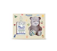 Mustela Musti Cofanetto Idea Regalo Neonato con Acqua Profumata e Orso Peluche