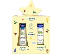 Mustela Notti Stellate Cofanetto Regalo Bagnetto Mille Bolle 200ml + Hydra Bébé Crema Viso 40ml + Lucina Notte