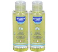 Mustela® Olio Idratante per il Massaggio 2x100 ml Olio