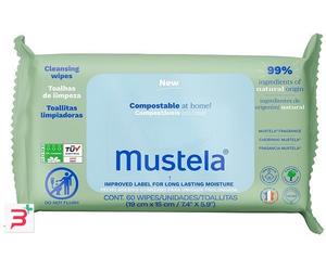 MUSTELA SALVIETTE COMPOSTABILI PROFUMATE 60 PEZZI