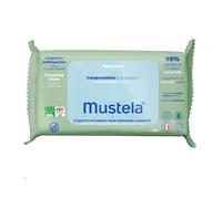 Mustela Salviette Profumate Gusto Avocado Offerta 4 Confezioni da 60 Pezzi (4x60)