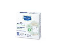 Mustela salviette riutilizzabili cotone per cambio e make up, 10 pezzi