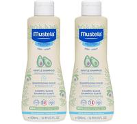 Mustela shampoo dolce con avocado BIO, non brucia gli occhi, 500 ml (Confezione da 2)
