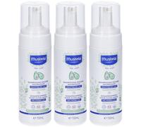 Mustela® Shampoo Mousse Detergente Crosta Lattea 3x150 ml Shampoo