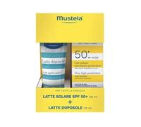Mustela Solare e doposole - Set di creme ad azione fotoprotettiva e lenitiva, 2 tubi da 100 ml