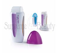 MUSTER MANIPOLO SCALDACERA AZZURRO CON BASE PROFESSIONALE + 1 RULLO CERA ZINCO