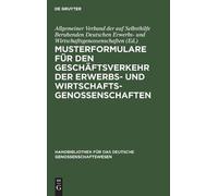 Musterformulare Für Den Geschäftsverkehr Der Erwerbs- Und Wir (Copertina rigida)