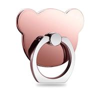 MuStone, supporto per telefono cellulare a forma di orso, rotante a 360°, in metallo, per iPhone, Samsung Galaxy, Samsung Note, serie Huawei