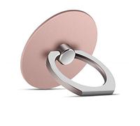 MuStone Telefono Stand, Cellulare Anello Supporto, 360 Gradi Rotante - Metallo Stand Supporto per iPhone Serie, Samsung Galaxy Serie, Samsung Nota Serie,Huawei Serie - Oro Rosa