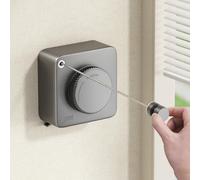 MUSTORN Filo Stendibiancheria Retrattile, Linea Filo Per Stendere Cavo Stendibiancheria Per Esterno Corda Per Stendere i Panni Esterno Cavo Per Stendere i Panni Esterno 4.6m(Grigio)