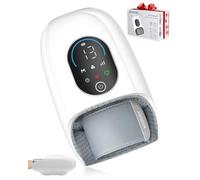 Musugy Massaggiatore per mani con calore e compressione: copertura completa per mani e polsi con touchscreen e rullo per il palmo, progettato per il comfort quotidiano a casa, in ufficio o in viaggio