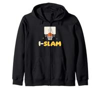Musulmani Basket Bambini I-Slam Gioco di Parole Canestro Felpa con Cappuccio