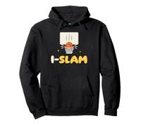 Musulmani Basket Bambini I-Slam Gioco di Parole Canestro Felpa con Cappuccio
