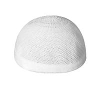 Musulmani Cappello di Preghiera Lavorare A Maglia Copricapo Solido Casual Uomini Inverno Caldo Costume Accessorio Pieghevole Cappello Da Sole Esterno, Sezione 1, Taglia unica