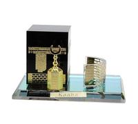 Musulmano di Cristallo Dorato Kaaba Modello Islamico Fiore All'occhiello