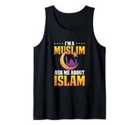 Musulmano Domande Musulmane Islam Crescent Moon Religione Allah Canotta