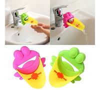 Musuntas 2pcs cartone rana rubinetto garanzia rubinetto Extender per bambini Baby Lavare le mani lavabo bagno design Cartoon Animale lavaggio a mano
