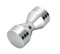 Musuntas - Pomello per porta della doccia, 30 mm, in lega di alluminio