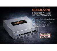 MUSWAY DSP68-512K Processore DSP 8 Canali Con App Controllo Nero