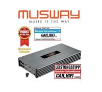 Musway EIGHT100 8-KANAL CLASS D Amplificatore 1440 Watt Con Basspegel Remoto