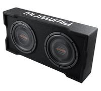 Musway MF210Q-2 10“ (25 CM) Subwoofer Box 600W Piatto Costruzione,Solo 15 CM