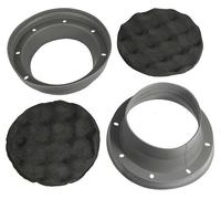 Musway MSB130 | 130mm Silikon-Lautsprechermanschette mit Noppenschaumunterlage