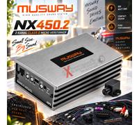 Musway NX450.2 Micro Amplificatore Digitale a 2 Canali 900 WRMS con...
