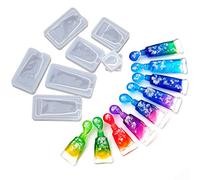 musykrafties Spremuto Dentifricio Casting Silicone Stampi Set 4-count per Epossidica, UV Resina, Polimero Argilla,Cemento,Cemento, Caramelle,Cioccolato,Isomalto