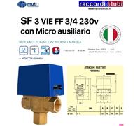 MUT MECCANICA SF 3/4 VALVOLA ZONA A 3 VIE DEVIATRICE E MOTORIZZATA C/MICRO 230V