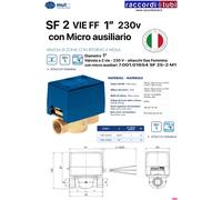 MUT MECCANICA SF VALVOLA DI ZONA 2 VIE 1" DEVIATRICE-MOTORIZZATA C/MICRO 230V