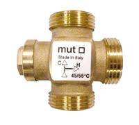 MUT - Valvola Deviatrice Termostatica VTD25E | 3 Vie | Solare Termico | 45-55°C