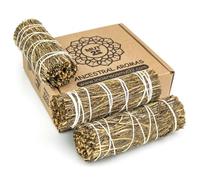MUT22 3 Salvia del Deserto Sacra da Bruciare, Desert Sage di Purificazione e Armonia: Salvia Apiana 100% Naturale, Ideale per la Pulizia Spirituale e i Rituali Energetici (3 Salvia del Deserto)