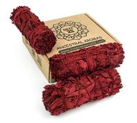 MUT22 3 Sangue di Drago Sacra da Bruciare, Dragon Blood di Purificazione e Armonia: Salvia Apiana 100% Naturale, Ideale per la Pulizia Spirituale e i Rituali Energetici (3 Sangue di Drago)