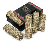 MUT22 5 Ruta 10 cm Sacra da Bruciare, Erba di Purificazione e Armonia, Salvia Apiana 100% Naturale, Ideale per la Pulizia Spirituale e i Rituali Energetici